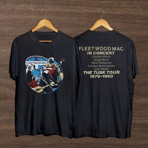 Fleetwood Mac Tusk Tour T-shirt Vintage Fleetwood Mac 90s Shirt 2 Sided 84